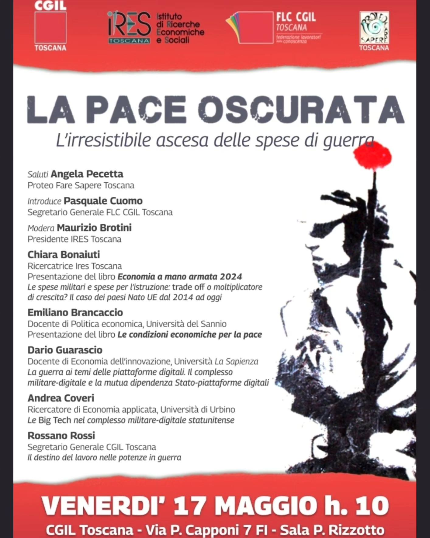 Cover for La pace oscurata. L'irresistibile ascesa della guerra